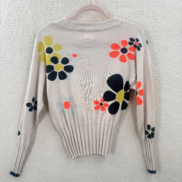WISPR Blossom Silk-blend Sweater In Neutral Size M NWT - Picture 3 of 10